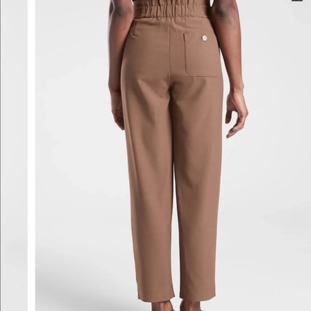 Athleta Skyline Plaid Pant II Brown Plaid_2